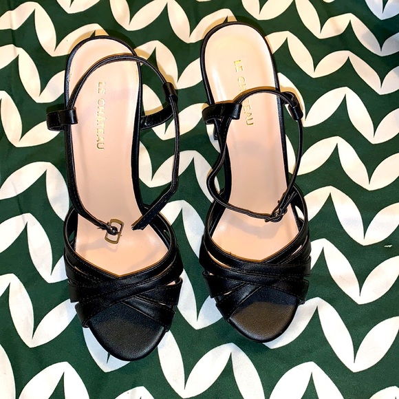 LE CHATEAU OPEN TOE PUMPS - Picture 3 of 5